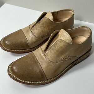 BedStu Rose Leather Slip-on Oxford Leather Shoes Womens Size 7.5  New